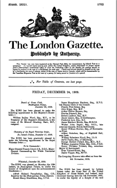 london gazette